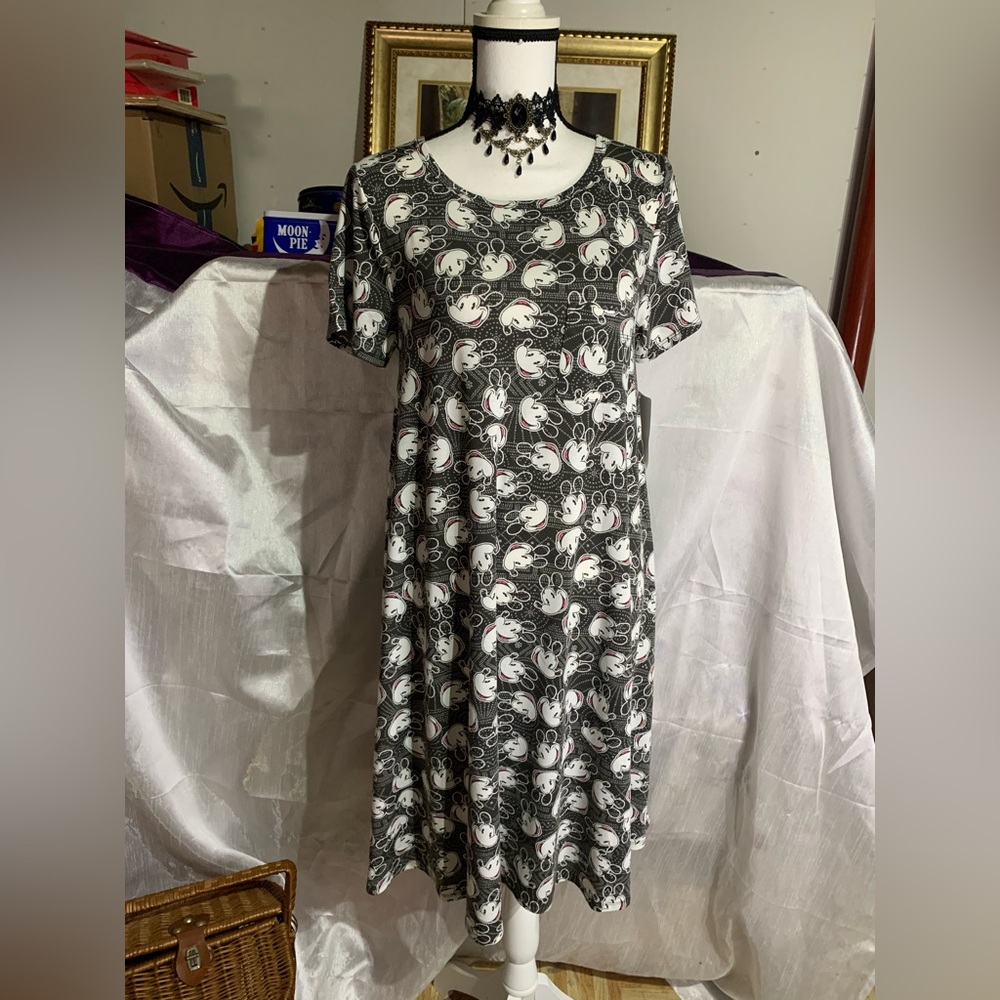 Lularoe Carly Disney Mickey Mouse Dress